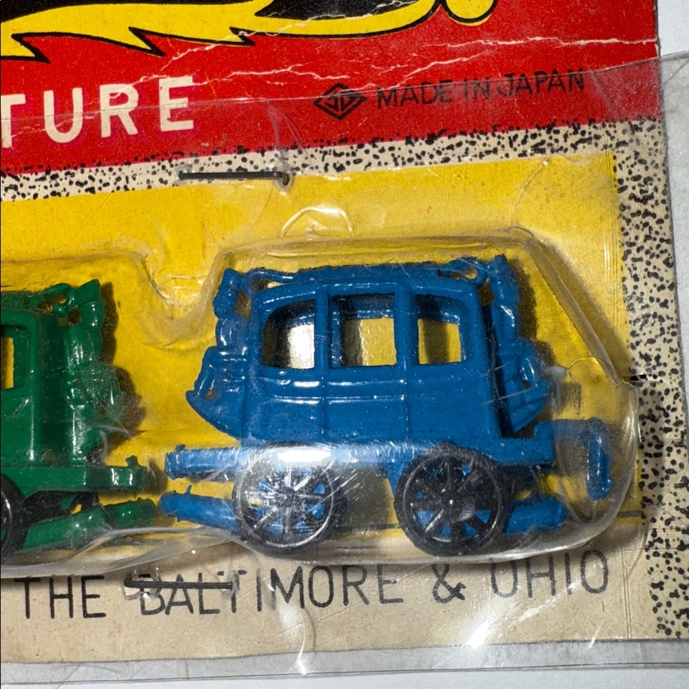 Hand Painted Old Train Models De Witt Clinton Metal Miniature Set - Picture 8 of 9